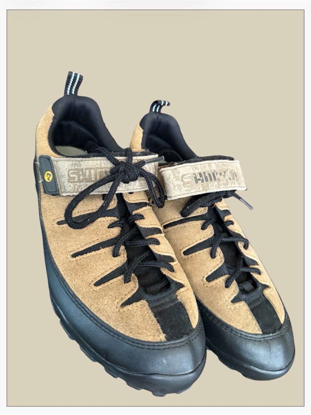 Shimano Men’s Athletic Shoes in Tan and Black